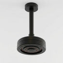 Chuveiro de Teto Autolimpante Redondo 5” Preto Fosco