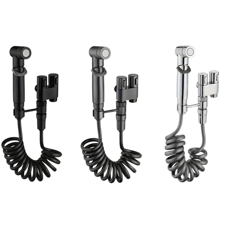 Conjunto Completo de Ducha Higiênica com Spray de Alta Pressão Regulável e Instalação Fácil
