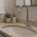 Torneira Lavatório metal Luxo 1/4 de volta