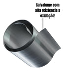 Bobina Chapa 0,30mm Galvalume 40 cm x 10 m