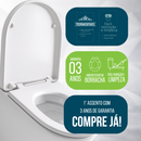 Assento Sanitário Elísio Rexton Soft Close Branco