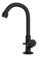 Torneira lavatório metal preto fosco 1/4 de voota
