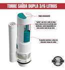 Kit completo duplo acionamento caixa de descarga