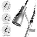 Torneira Gourmet Flexivel C/ Saída Para Filtro Monocomando Escovado Q/F