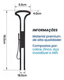 Ducha De Inox Com Hidromassagem Cascata Modelo Round