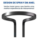 Ducha De Inox Com Hidromassagem Cascata Modelo Round