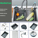Kit Cuba Cozinha Gourmet Aço Inox Torneira Flexível