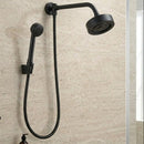 Chuveiro de Parede com Desviador Autolimpante 5” Preto Fosco