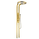 Ducha De Inox Com Hidromassagem Cascata Modelo Round