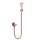 Ducha Higiênica De Banheiro Luxo Quadrada Metal Rose Gold