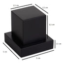 Kit Ducha Chuveiro 20×20cm Inox 304 Com Acabamentos Registros Preto/Cromado Para Chuveiro Banheiro