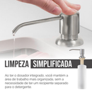 Cuba Cozinha Gourmet Pia Aço Inox Dupla Quadrada Acessórios